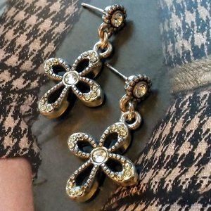 Brighton Dangle Cross Earrings